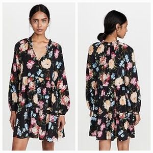 Yumi Kim Vicky Dress, Coral Gables Floral Print, Black, Women's Size XS